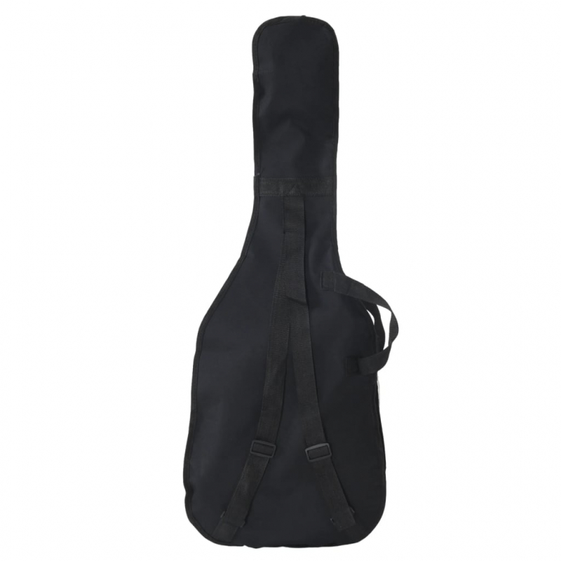 E-Gitarre für Anfänger mit Tasche Braun und Weiß 4/4 39