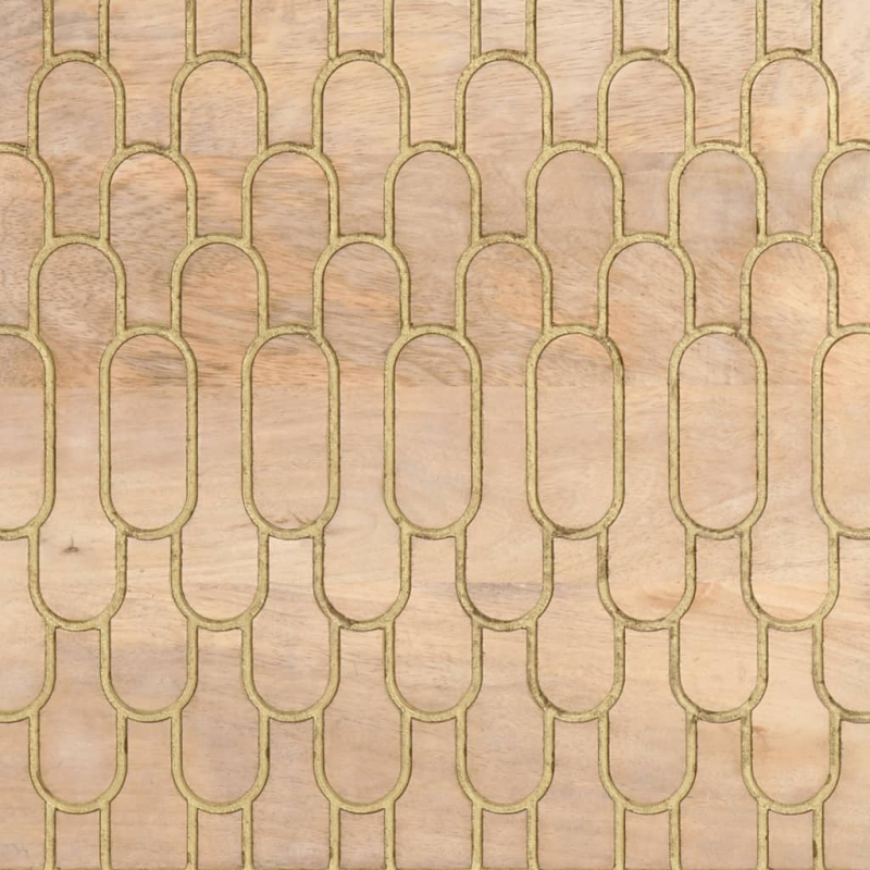 Couchtisch 80x54x40 cm Massivholz Mango