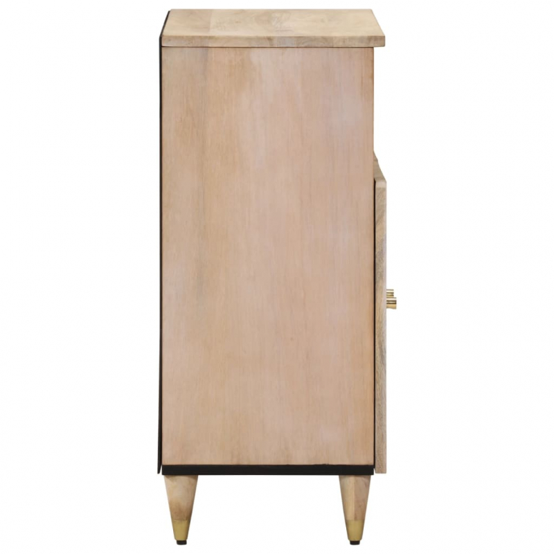 Beistellschrank 60x33x75 cm Massivholz Mango