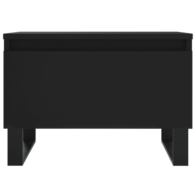 Couchtische 2 Stk. Schwarz 50x46x35 cm Holzwerkstoff