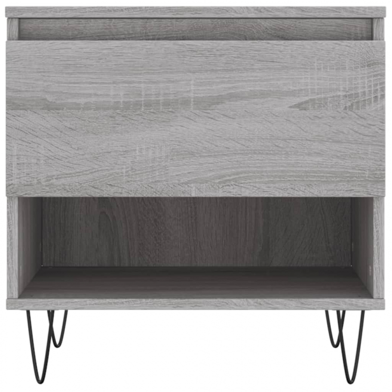 Couchtisch Grau Sonoma 50x46x50 cm Holzwerkstoff
