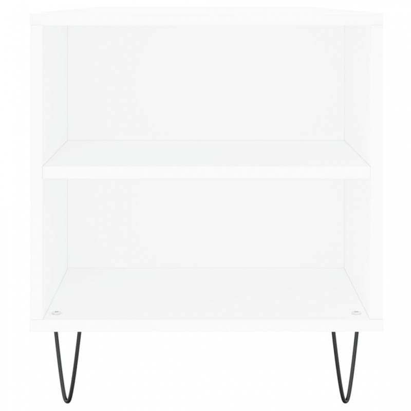 Couchtisch Weiß 102x44,5x50 cm Holzwerkstoff