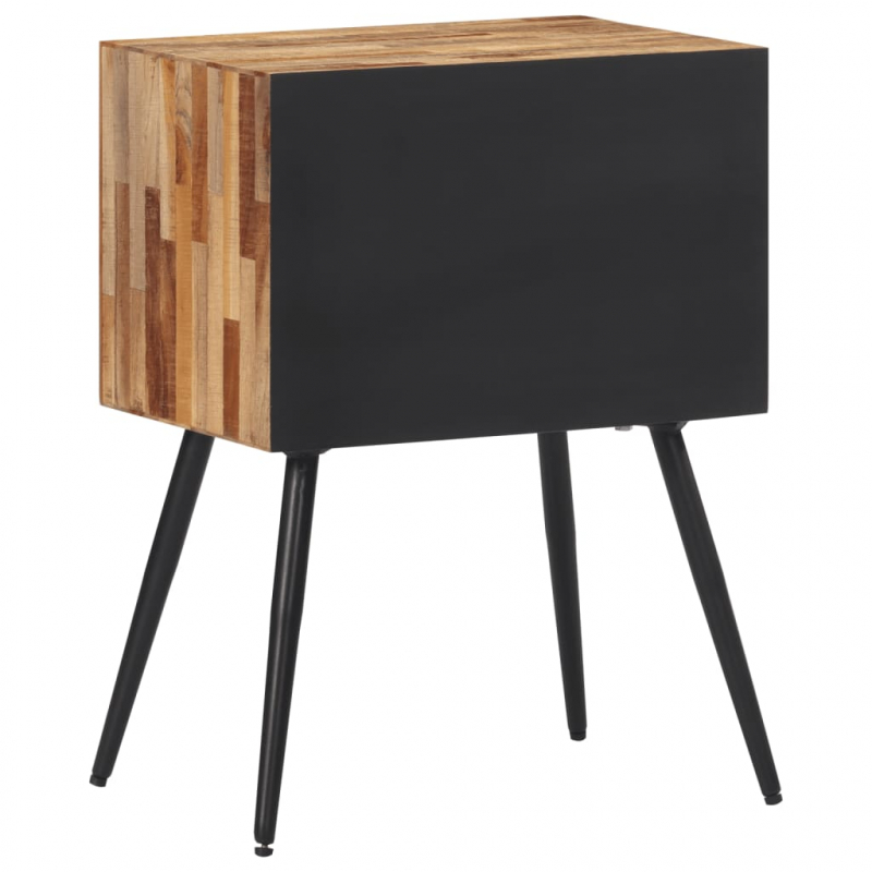 Nachttisch 47x31,5x60 cm Massivholz Teak