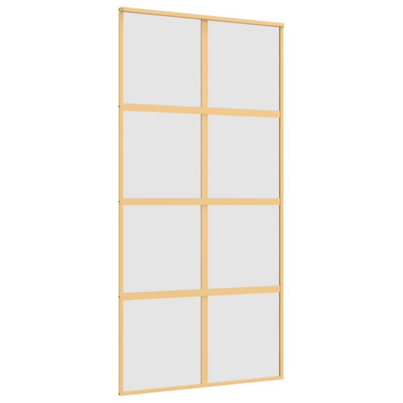 Schiebetür Golden 102,5x205 cm Matt ESG-Glas und Aluminium