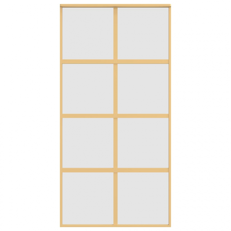 Schiebetür Golden 102,5x205 cm Matt ESG-Glas und Aluminium