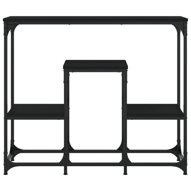 Konsolentisch Schwarz 89,5x28x76 cm Holzwerkstoff