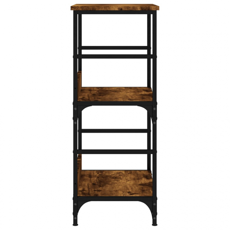 Bücherregal Räuchereiche 50x33x82 cm Holzwerkstoff