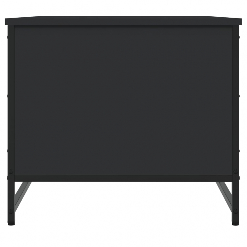 Couchtisch Schwarz 85,5x51x45 cm Holzwerkstoff