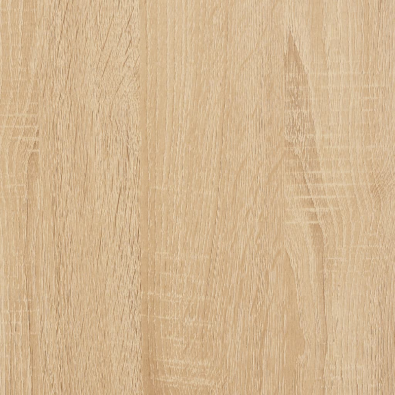 Wandregal 2 Fächer Sonoma-Eiche 80x21x51 cm Holzwerkstoff