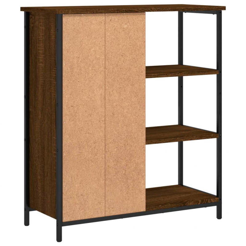 Sideboard Braun Eichen-Optik 70x30x80 cm Holzwerkstoff