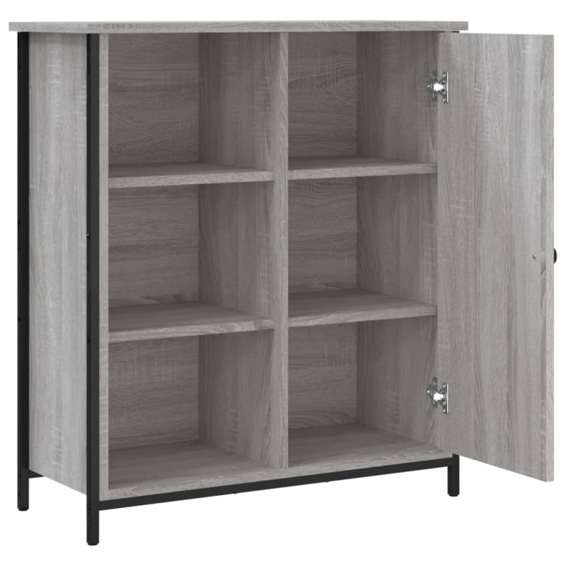 Sideboard Grau Sonoma 70x30x80 cm Holzwerkstoff