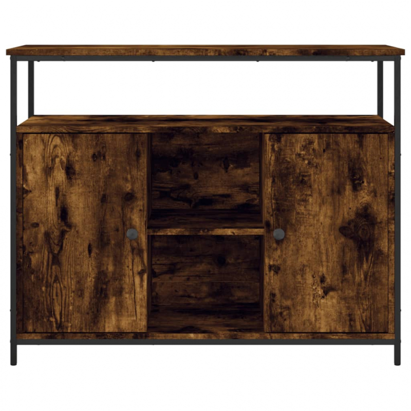 Sideboard Räuchereiche 100x35x80 cm Holzwerkstoff