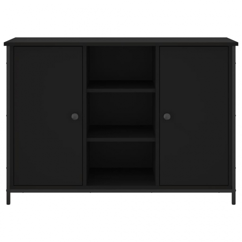 Sideboard Schwarz 100x35x70 cm Holzwerkstoff
