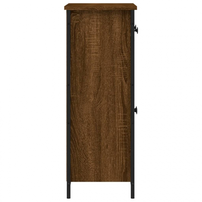 Sideboard Braun Eichen-Optik 70x30x80 cm Holzwerkstoff