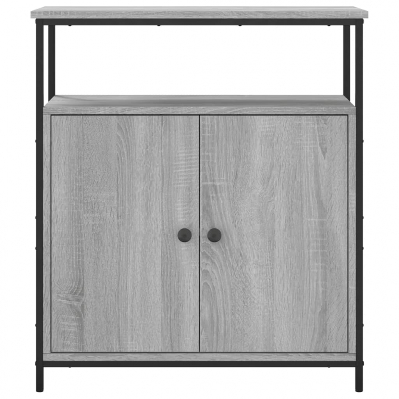 Sideboard Grau Sonoma 70x30x80 cm Holzwerkstoff
