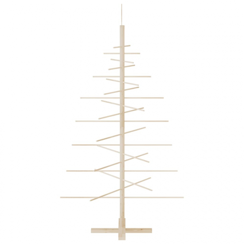 Weihnachtsbaum Holz zum Schmücken 150 cm Massivholz Kiefer