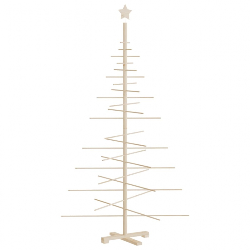 Weihnachtsbaum Holz zum Schmücken 180 cm Massivholz Kiefer