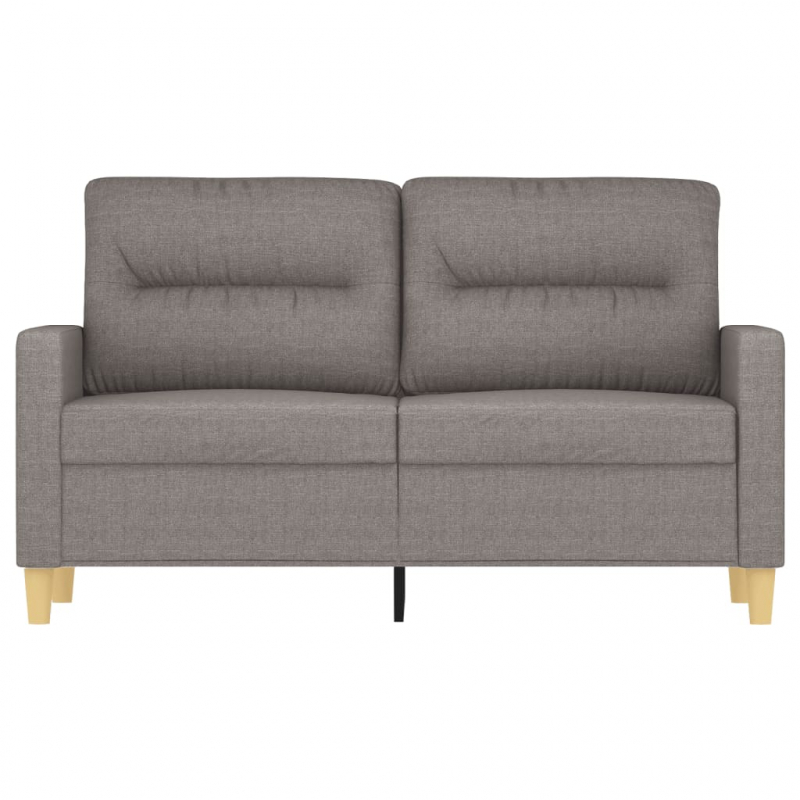 2-Sitzer-Sofa Taupe 120 cm Stoff