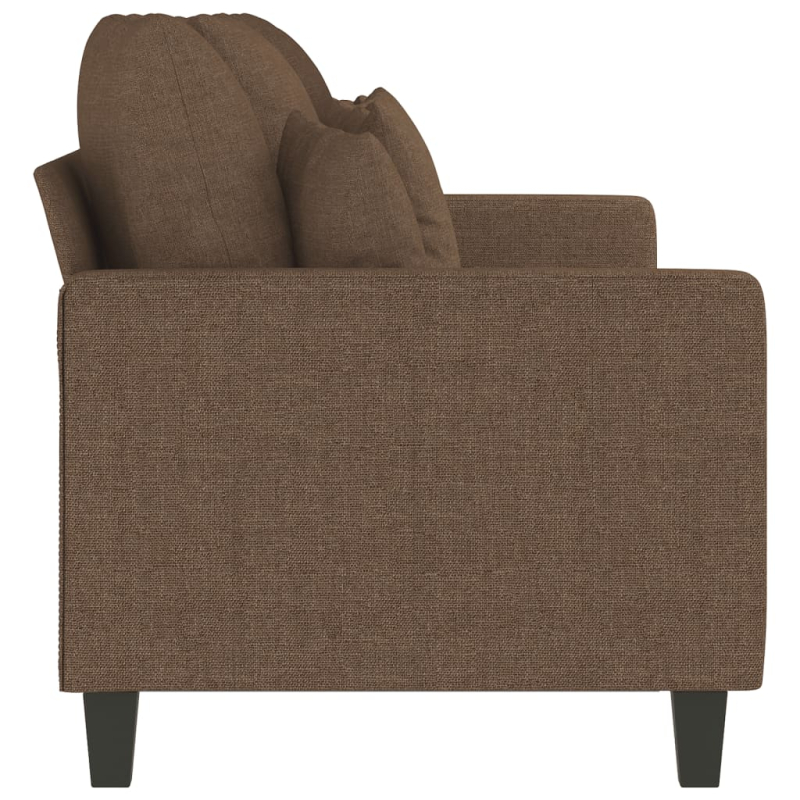 3-Sitzer-Sofa Braun 180 cm Stoff