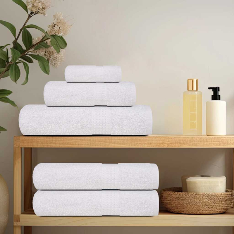 Gästetücher 2 Stk. Weiß 30x50 cm 360 g/m² 100% Baumwolle