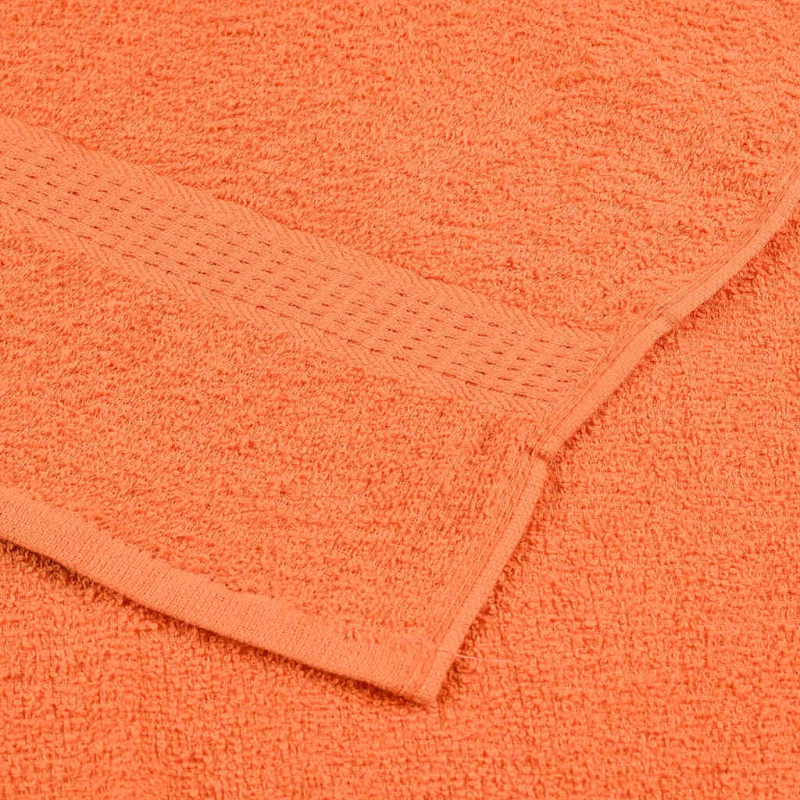 Handtücher 10 Stk. Orange 100x200 cm 360 g/m² 100% Baumwolle