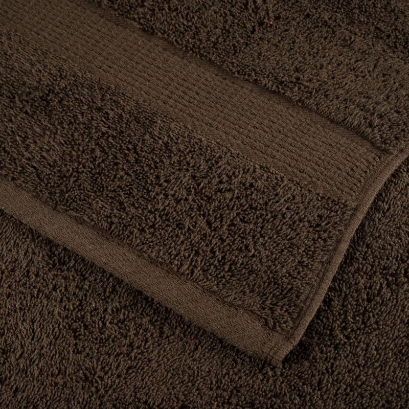 Premium-Gästetücher SOLUND 4 Stk. Braun 30x50 cm 600 g/m²