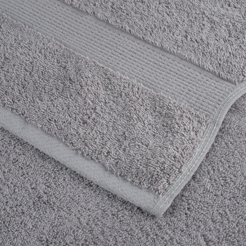 Premium-Duschtücher SOLUND 10 Stk. Grau 70x140 cm 600 g/m²