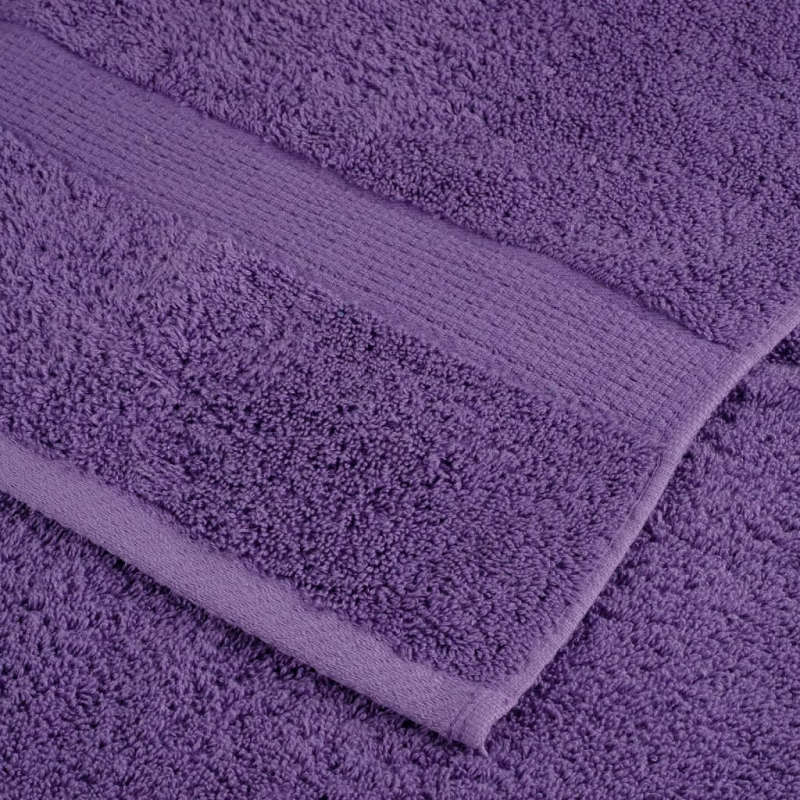 Premium-Gästetücher SOLUND 4 Stk. Lila 30x50 cm 600 g/m²