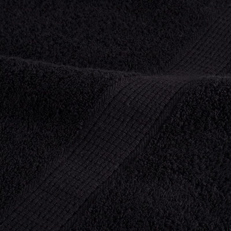 Premium-Seiftücher SOLUND 2 Stk. Schwarz 30x30 cm 600 g/m²