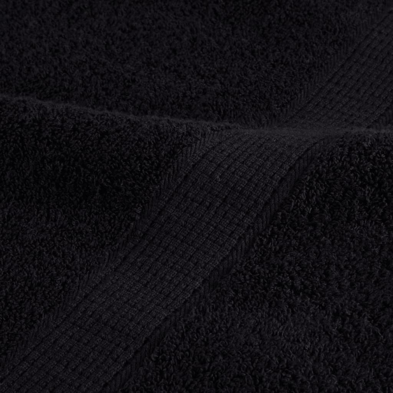 Premium-Handtücher SOLUND 4 Stk. Schwarz 100x200 cm 600 g/m²