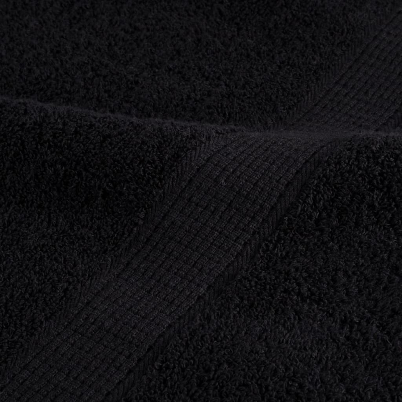 Premium-Handtücher SOLUND 10 Stk. Schwarz 100x200 cm 600 g/m²