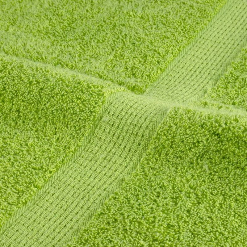 Premium-Duschtücher SOLUND 4 Stk. Apfelgrün 70x140 cm 600 g/m²