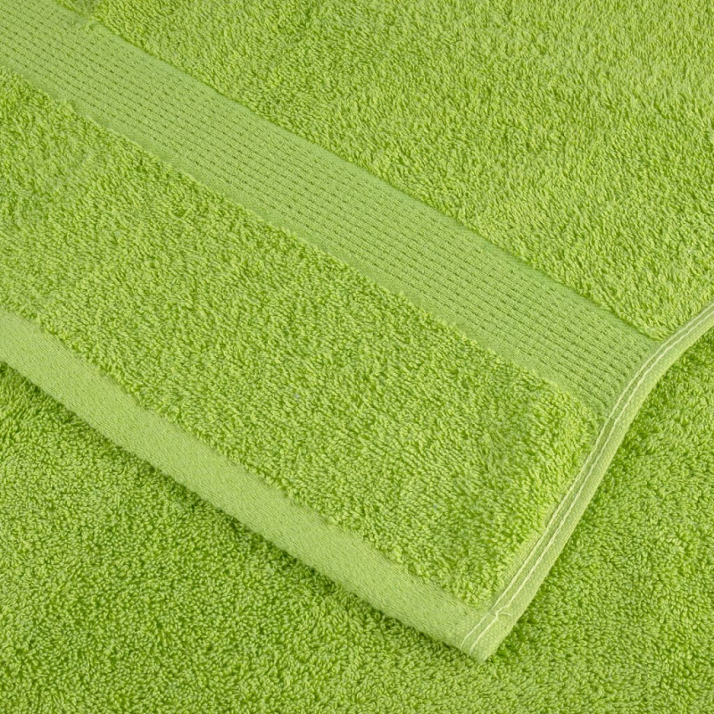 6 tlg. Premium-Handtuch-Set Apfelgrün 600 g/m² 100% Baumwolle