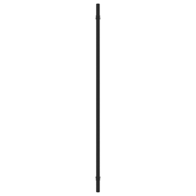 Möbelgriffe 10 Stk. Schwarz 480 mm Edelstahl