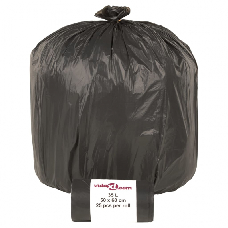 Müllsäcke 250 Stk. Schwarz 35 L