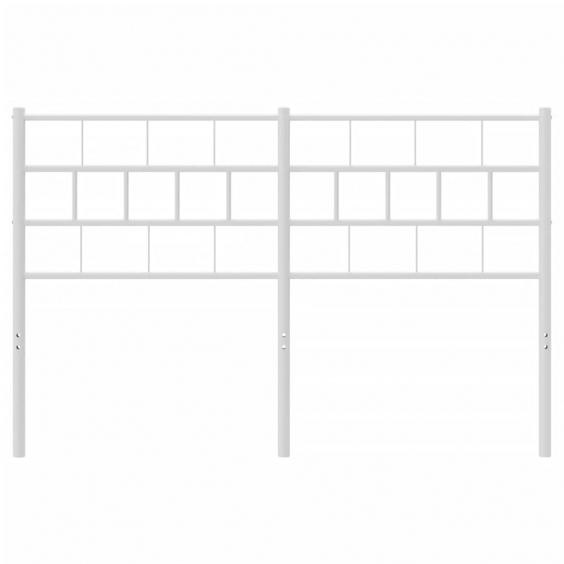 Kopfteil Metall Weiß 120 cm
