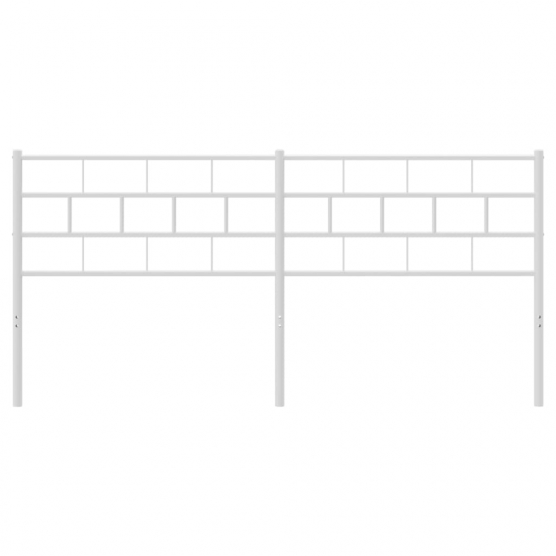 Kopfteil Metall Weiß 180 cm