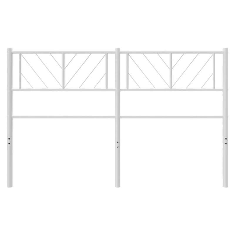 Kopfteil Metall Weiß 120 cm