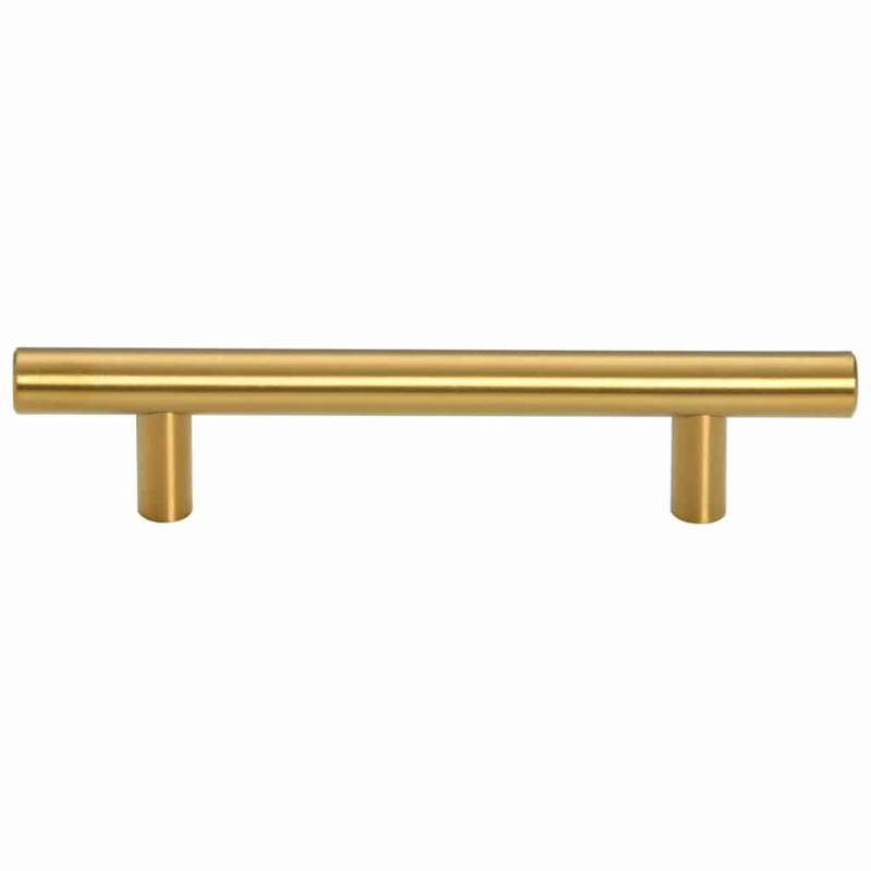 Möbelgriffe 10 Stk. Golden 96 mm Edelstahl