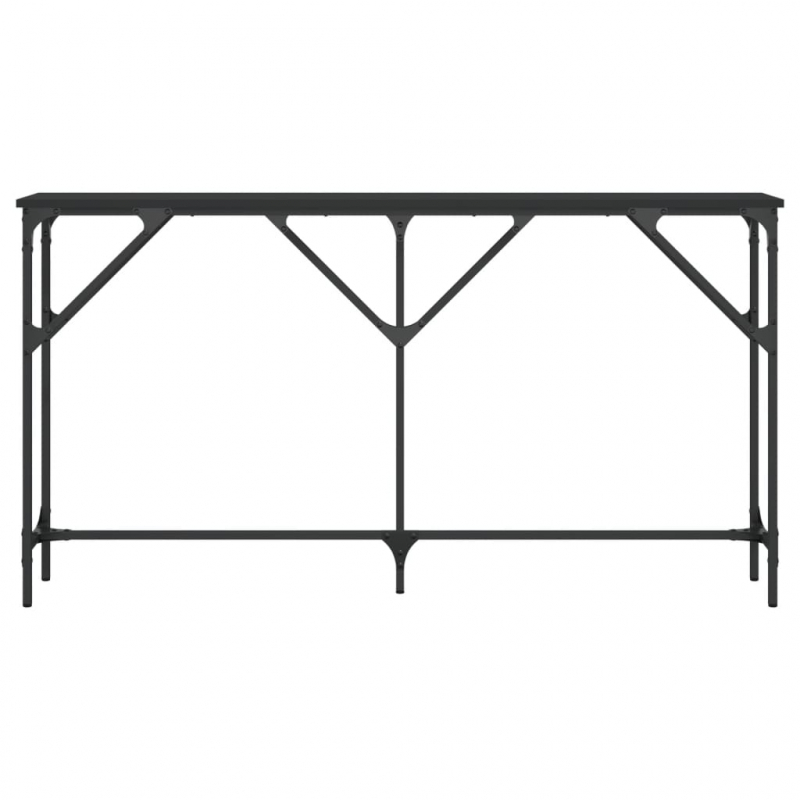Konsolentisch Schwarz 140x23x75 cm Holzwerkstoff