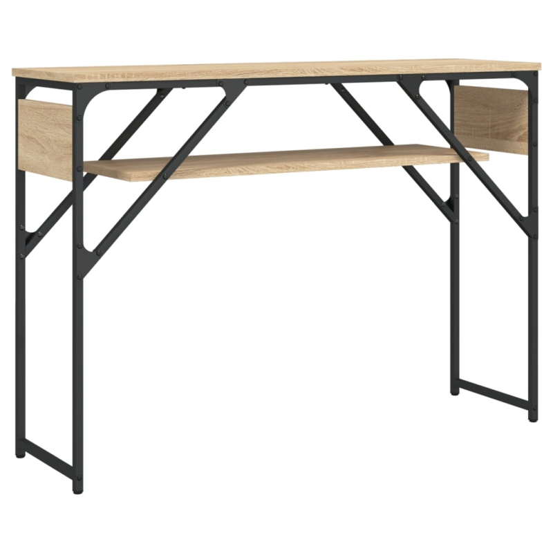 Konsolentisch mit Ablage Sonoma-Eiche 105x30x75cm Holzwerkstoff