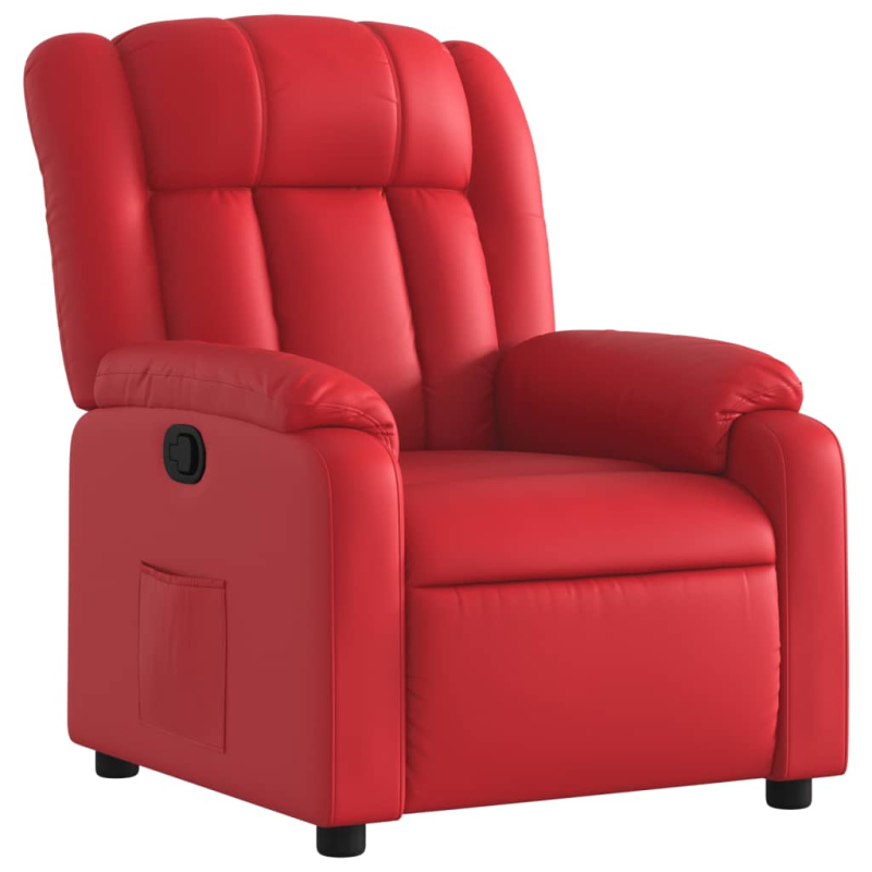 Relaxsessel Rot Kunstleder