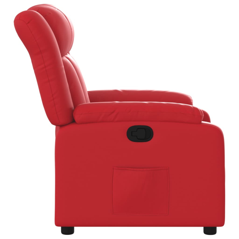 Relaxsessel Rot Kunstleder