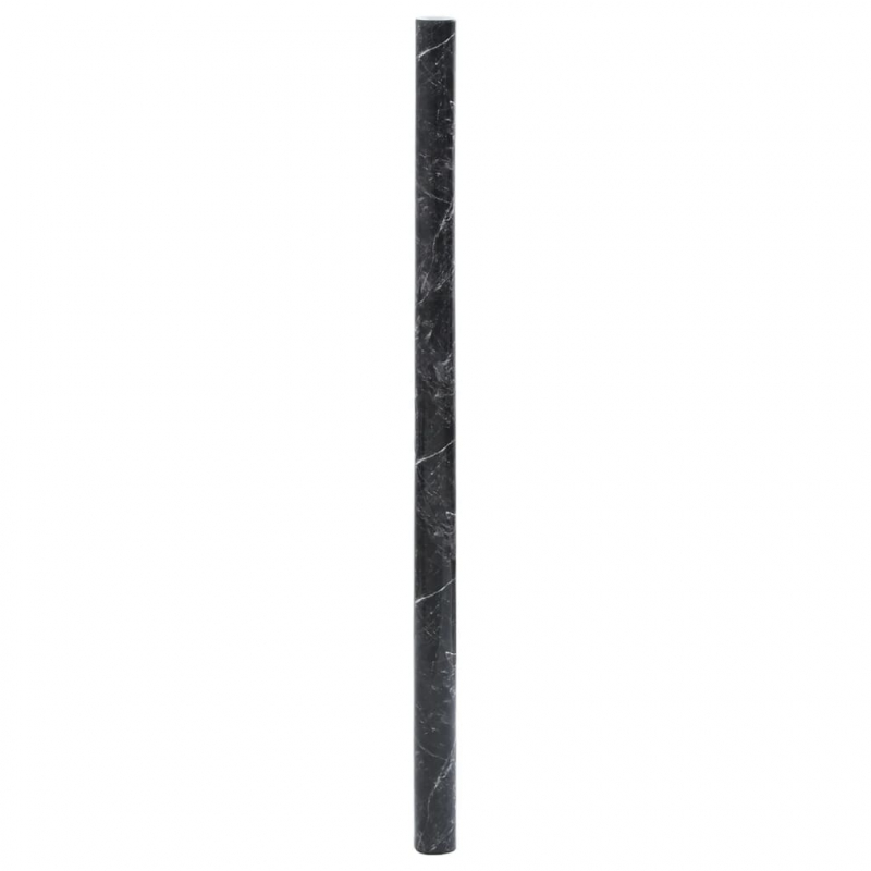Möbelfolien Selbstklebend Marmor-Optik Schwarz 90x500 cm PVC