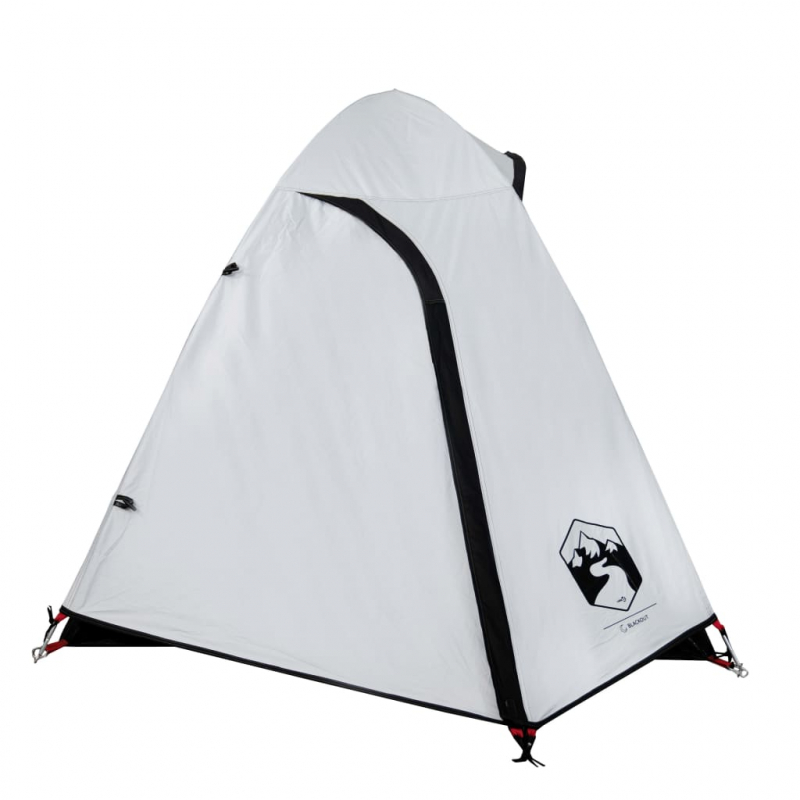 Campingzelt 2 Personen Weiß 254x135x112 cm 185T Taft