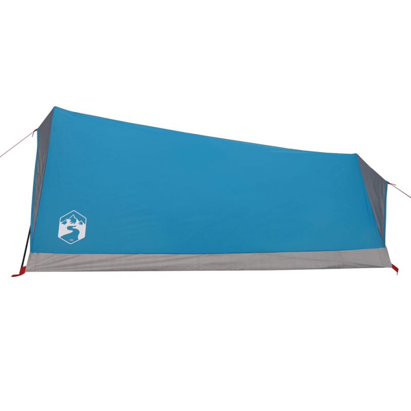 Campingzelt 2 Personen Blau 200x120x88/62 cm 185T Taft