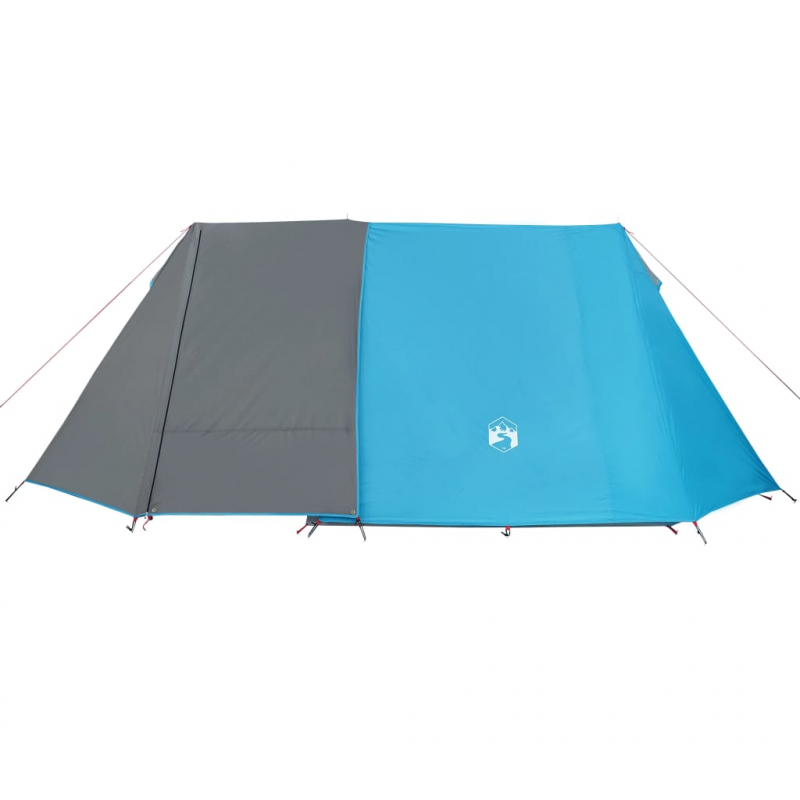 Campingzelt 3 Personen Blau 465x220x170 cm 185T Taft