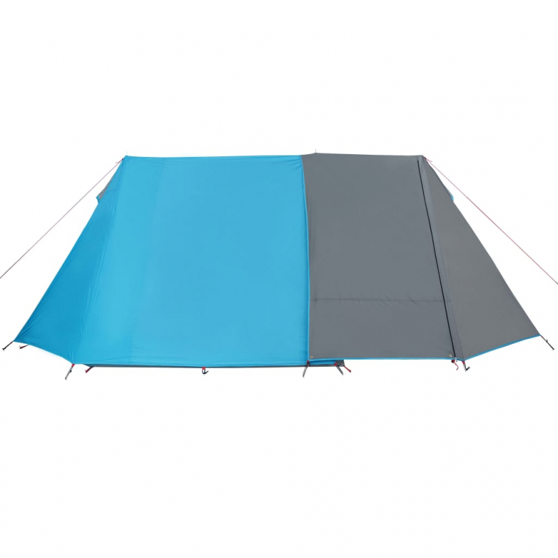 Campingzelt 3 Personen Blau 465x220x170 cm 185T Taft