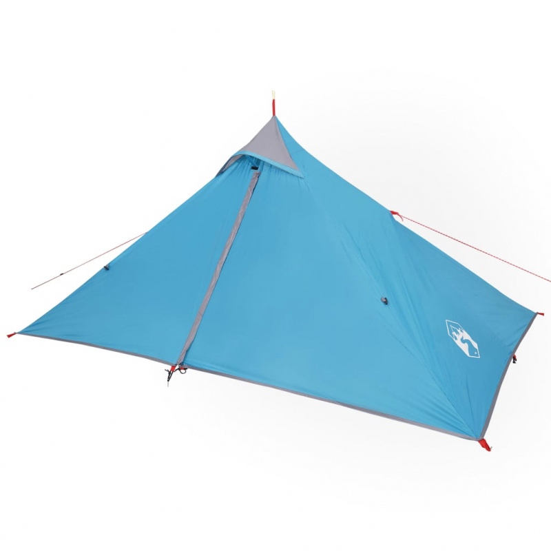 Tipi-Campingzelt 1 Person Blau Wasserdicht