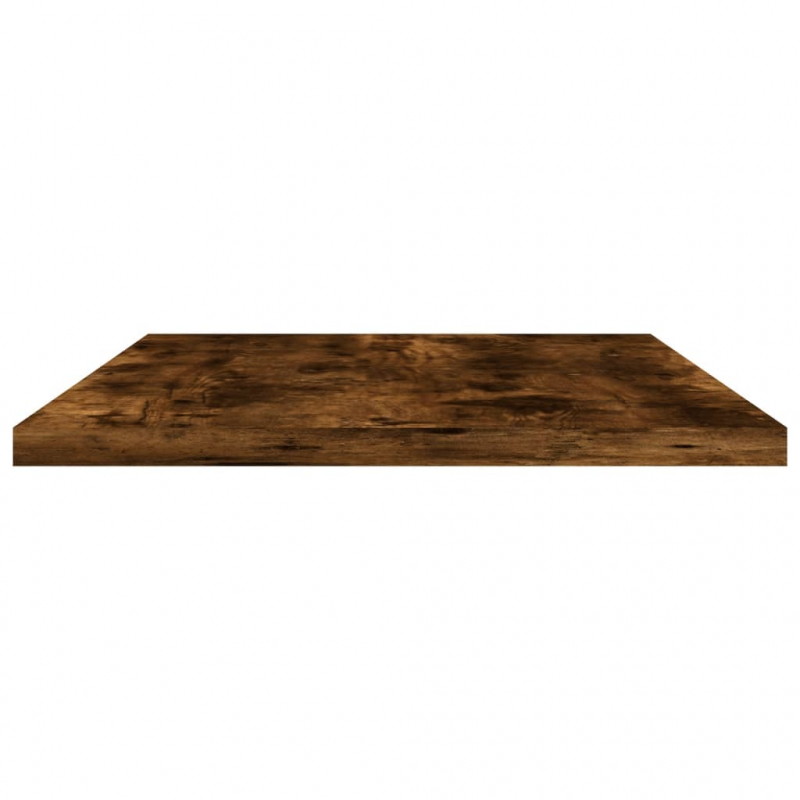 Wandregale 4 Stk. Räuchereiche 60x20x1,5 cm Holzwerkstoff